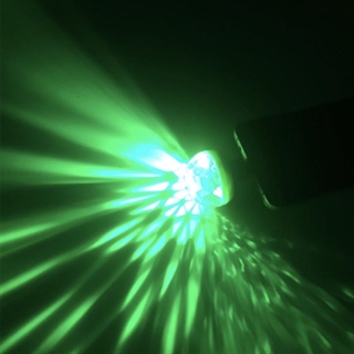 Mini USB Discolampe med farverige lys